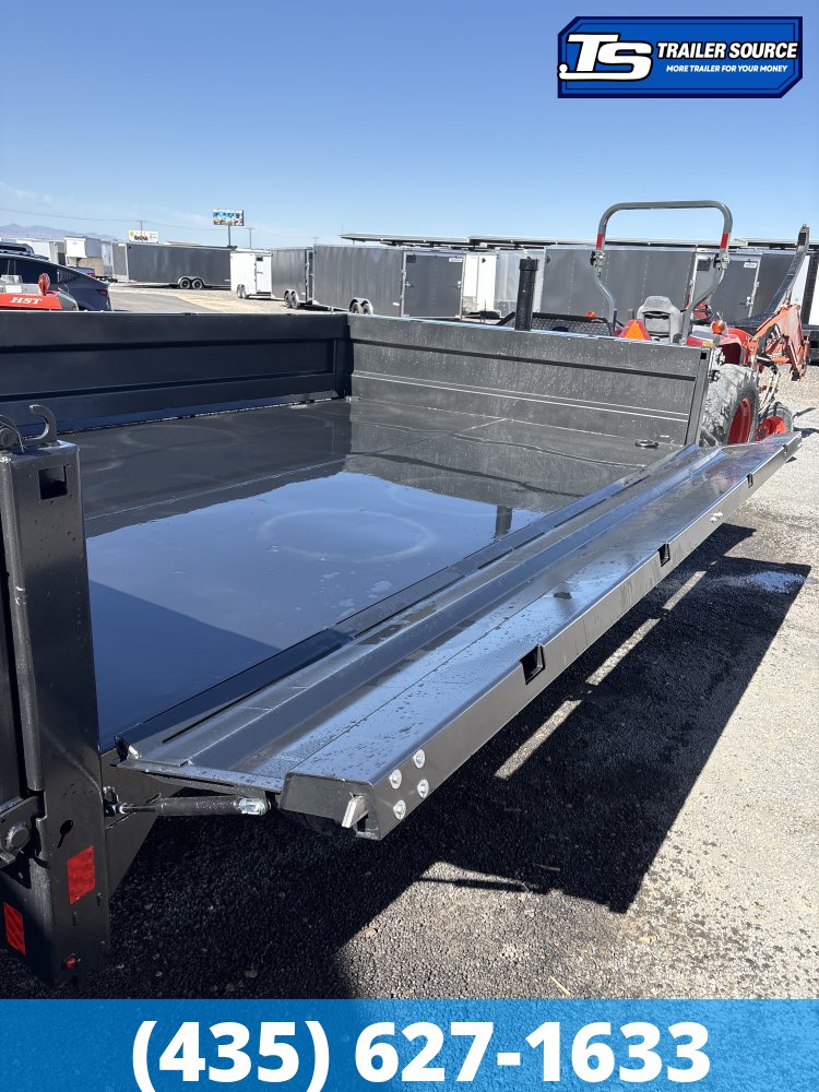 8x14 Diamond C DOD 207 Deckover Dump Trailer - 24" Sides - 15.5K GVWR -