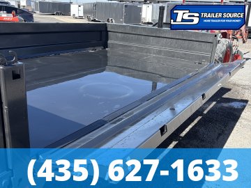 8x14 Diamond C DOD 207 Deckover Dump Trailer - 24" Sides - 15.5K GVWR -