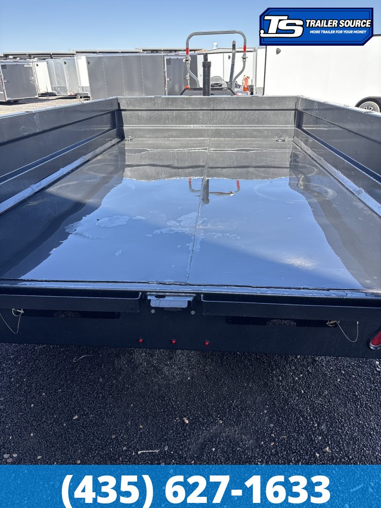 8x14 Diamond C DOD 207 Deckover Dump Trailer - 24" Sides - 15.5K GVWR -