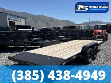 7x20 Sure-Trac C-Channel Flatbed Car Hauler Trailer - 7K GVWR -