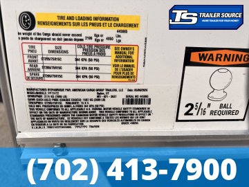 7x14 Haulmark Passport Enclosed Cargo Trailer - 7'0" Interior - 7K GVWR -