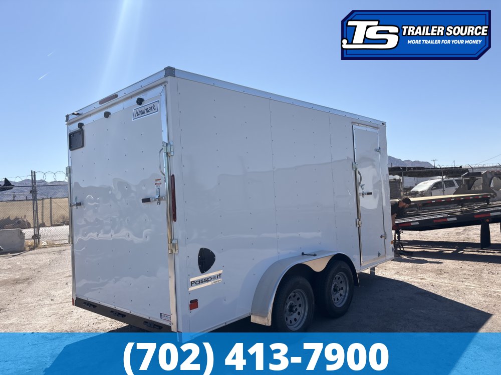 7x14 Haulmark Passport Enclosed Cargo Trailer - 7'0" Interior - 7K GVWR -