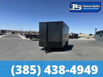 8.5x16 Look Element SE Enclosed Cargo Trailer - 7'6" Interior - 10K GVWR - .080 PolyCor, Alloy Wheels, Black Out Package, Rubber Coin Floor, Vinyl Ceiling, Vinyl Walls