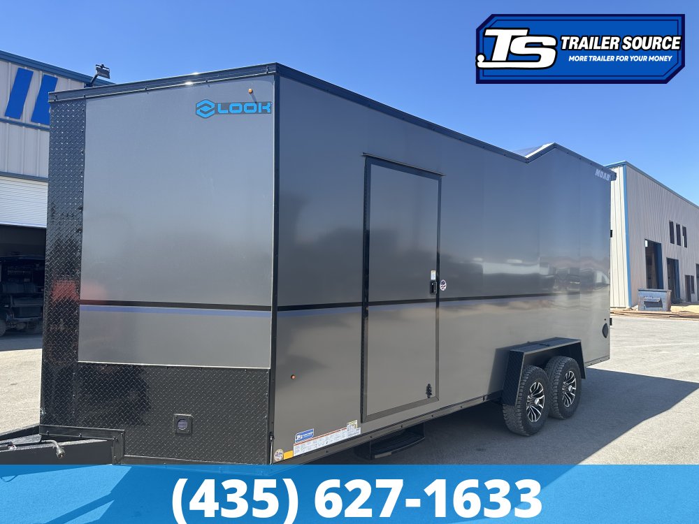 7.5x20 Look Moab Enclosed Cargo Trailer - 7'6" Interior - 10K GVWR - .080 PolyCor