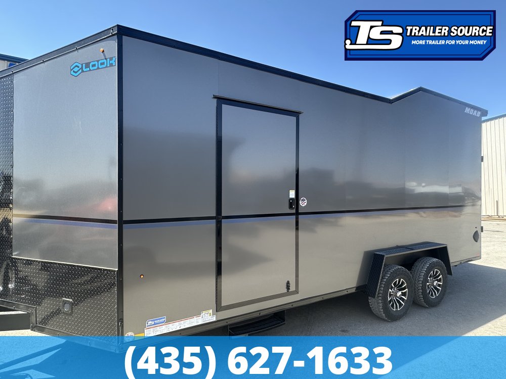 7.5x20 Look Moab Enclosed Cargo Trailer - 7'6" Interior - 10K GVWR - .080 PolyCor