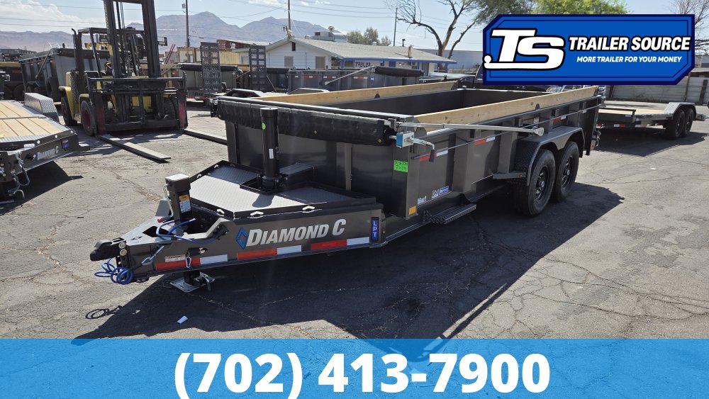 7'x14' Diamond C LPT 207 Dump