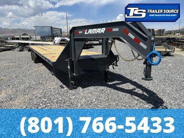8.5'x36' Lamar FD Gooseneck Equipment