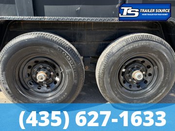 7x14 Iron Panther Dump Dump Trailer - 14K GVWR - Solar Panel, Spare Tire