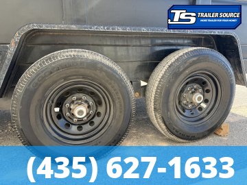 7x14 Iron Panther Dump Dump Trailer - 14K GVWR - Solar Panel, Spare Tire