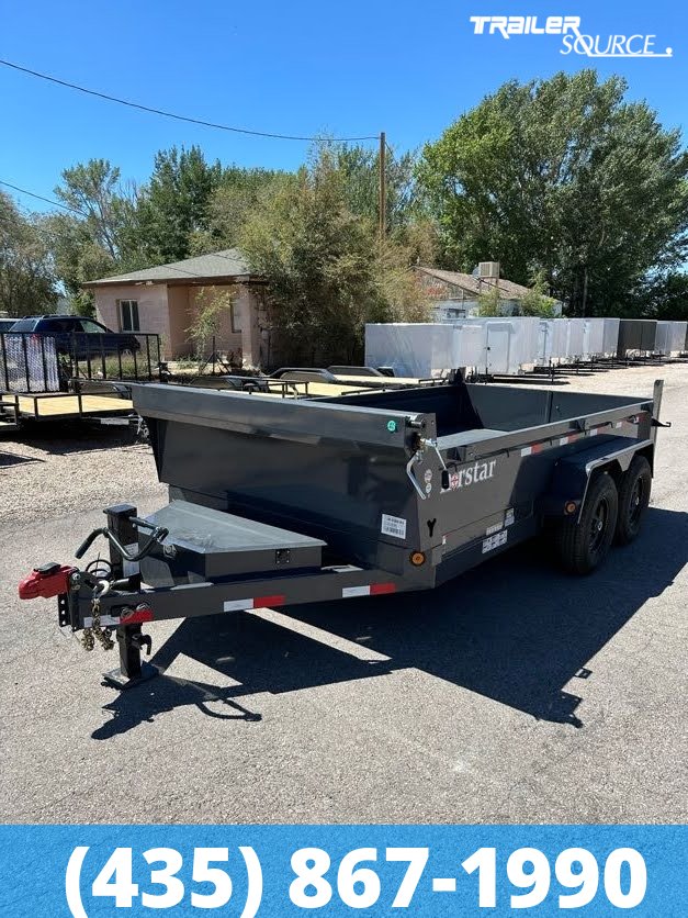 7x14 Norstar Iron Bull DCB 20" Sides 15K Dump Trailer