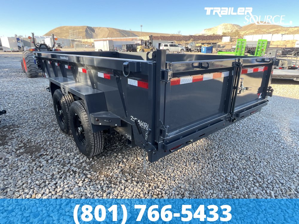 7x14 Lamar DT Telescopic 24" Sides 14K Dump Trailer