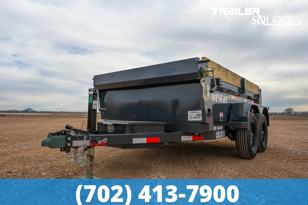 5x10 Norstar Iron Bull DCB 18" Sides 7K Dump Trailer