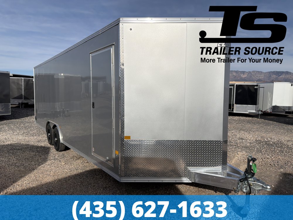 8.5x24 Alcom Aluminum EZ Hauler XLT Trailer - 7'0" Interior - 10K GVWR -