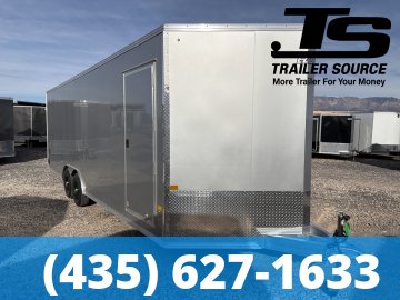 8.5x24 Alcom Aluminum EZ Hauler XLT Trailer - 7'0" Interior - 10K GVWR -