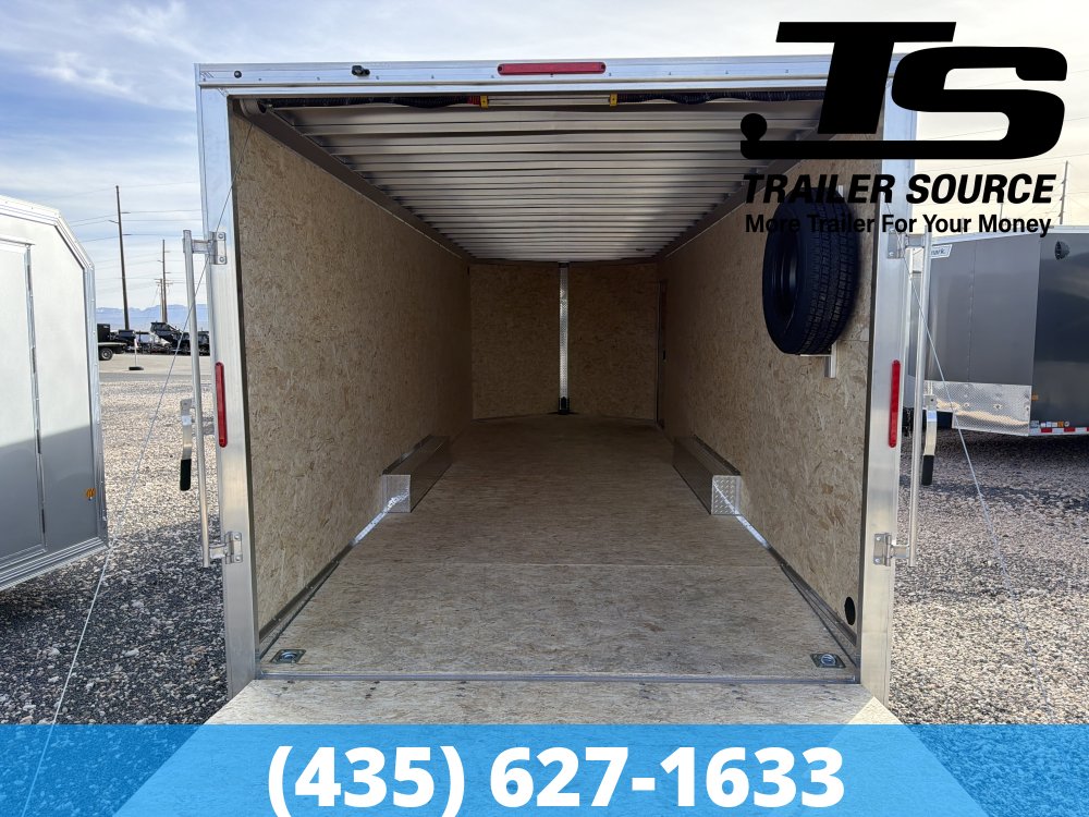 8.5x24 Alcom Aluminum EZ Hauler XLT Trailer - 7'0" Interior - 10K GVWR -