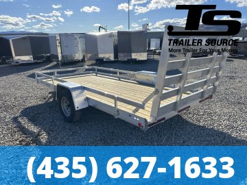 7x14 Bear Track BTU-W Aluminum Utility Trailer - 3.5K GVWR - Side Rails