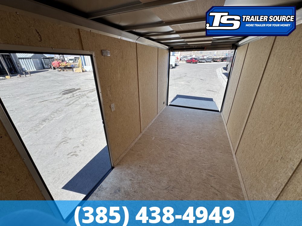 7x16 Cargo Express EX Series DLX Enclosed Cargo Trailer - 7'0" Interior - 7K GVWR - .080 PolyCor, Alloy Wheels, Black Out Package