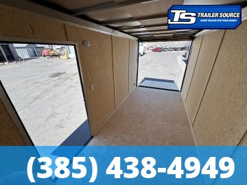 7x16 Cargo Express EX Series DLX Enclosed Cargo Trailer - 7'0" Interior - 7K GVWR - .080 PolyCor, Alloy Wheels, Black Out Package