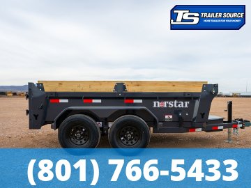 5x10 Norstar Iron Bull DCB Dump Trailer - 20" Sides - 7K GVWR -