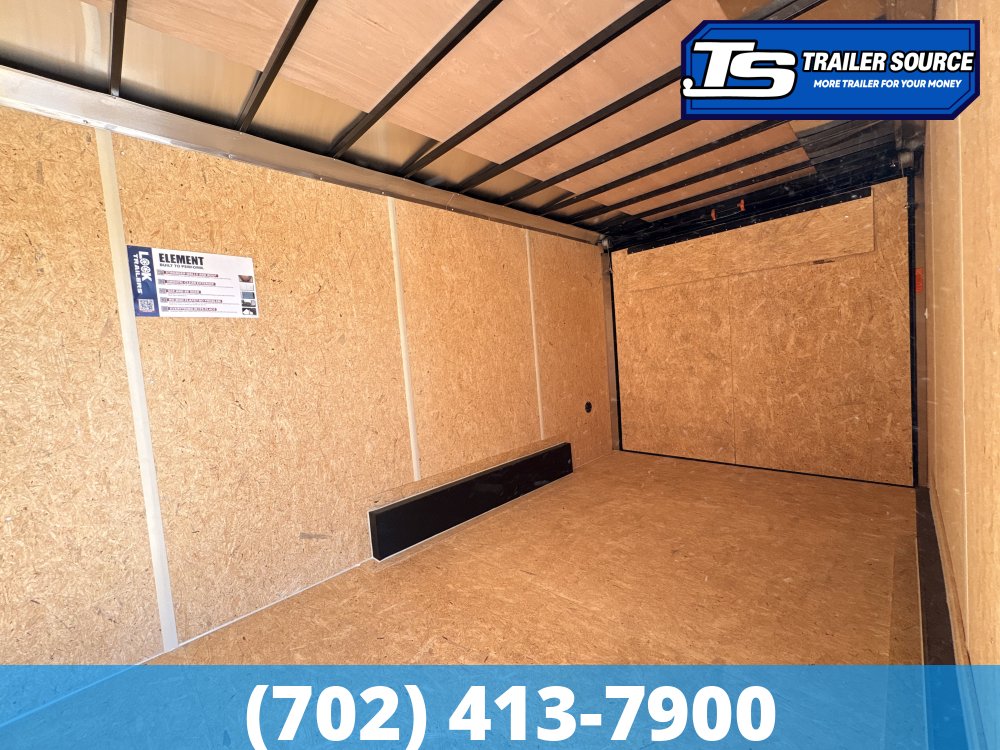 7.5x16 Look Element SE Enclosed Cargo Trailer - 6'6" Interior - 7K GVWR -