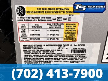 8.5x24 Haulmark Heat Enclosed Car Hauler Trailer - 7'6" Interior - 10K GVWR -