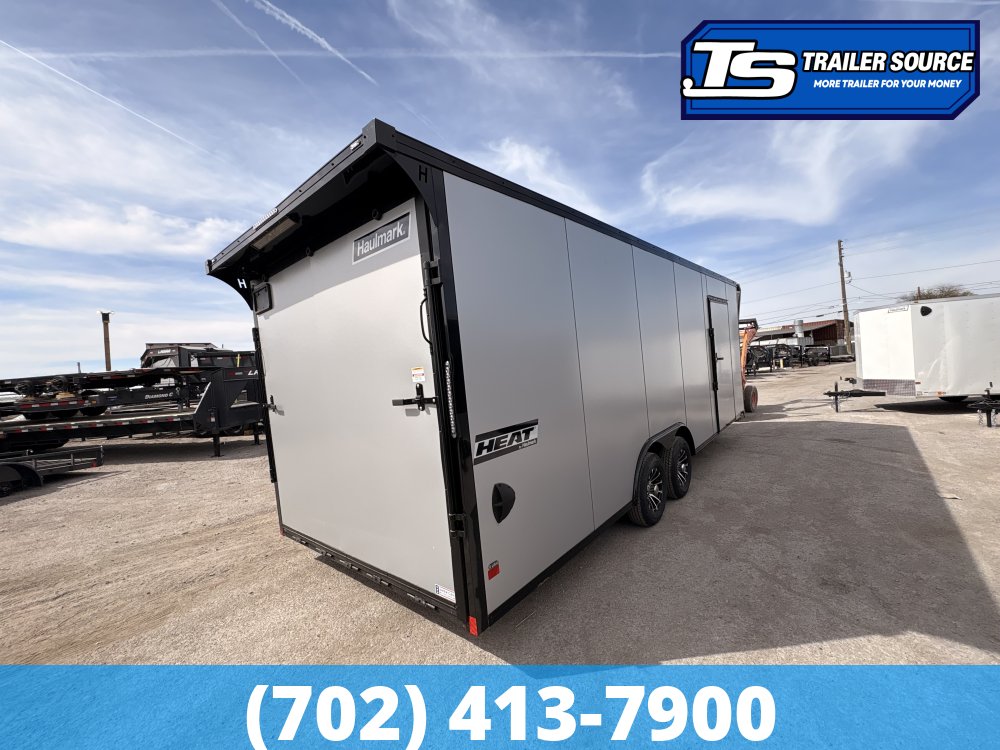 8.5x24 Haulmark Heat Enclosed Car Hauler Trailer - 7'6" Interior - 10K GVWR -