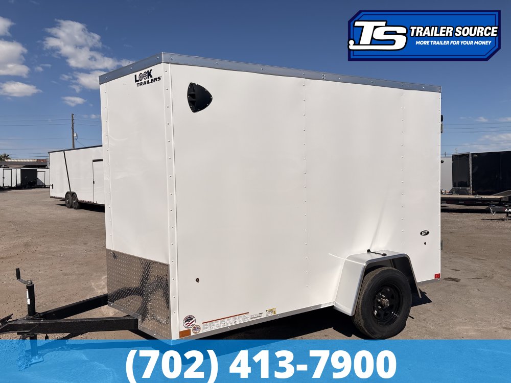 6x10 Look ST DLX Enclosed Cargo Trailer - 6'6" Interior - 3.5K GVWR - 16" Cross Member Upgrade, Torsion Axles