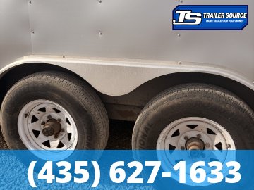 8.5x24 Haulmark Transport Enclosed Cargo Trailer - 10K GVWR - Lower Cabinet, Roof Vent, Stabilizer Jacks, Upper Cabinet