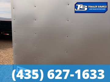 8.5x24 Haulmark Transport Enclosed Cargo Trailer - 10K GVWR - Lower Cabinet, Roof Vent, Stabilizer Jacks, Upper Cabinet