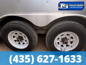 8.5x24 Haulmark Transport Enclosed Cargo Trailer - 10K GVWR - Lower Cabinet, Roof Vent, Stabilizer Jacks, Upper Cabinet