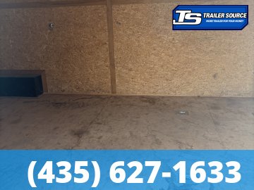 8.5x24 Haulmark Transport Enclosed Cargo Trailer - 10K GVWR - Lower Cabinet, Roof Vent, Stabilizer Jacks, Upper Cabinet