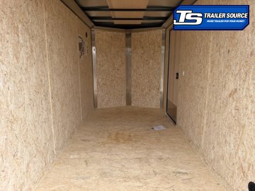 6x12 Look ST DLX Enclosed Cargo Trailer - 6'6" Interior - 3.5K GVWR - .080 PolyCor, Black Out Package, Rear Spoiler w/ Load Lights