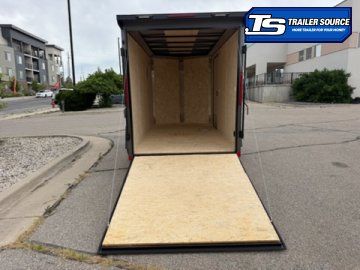 6x12 Look ST DLX Enclosed Cargo Trailer - 6'6" Interior - 3.5K GVWR - .080 PolyCor, Black Out Package, Rear Spoiler w/ Load Lights