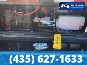 8.5x35 Diamond C FMAX-HDT 212 Gooseneck Hydraulic Dovetail Equipment Trailer - 25.9K GVWR - ABS Brakes, Aluminum Outer Wheels, Hydraulic Jack(s)