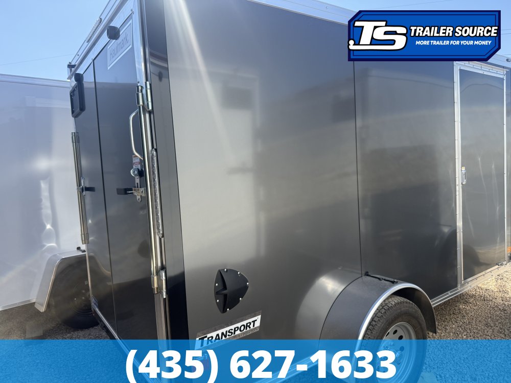 6x12 Haulmark Transport Enclosed Cargo Trailer - 6'6" Interior - 3.5K GVWR - .080 PolyCor