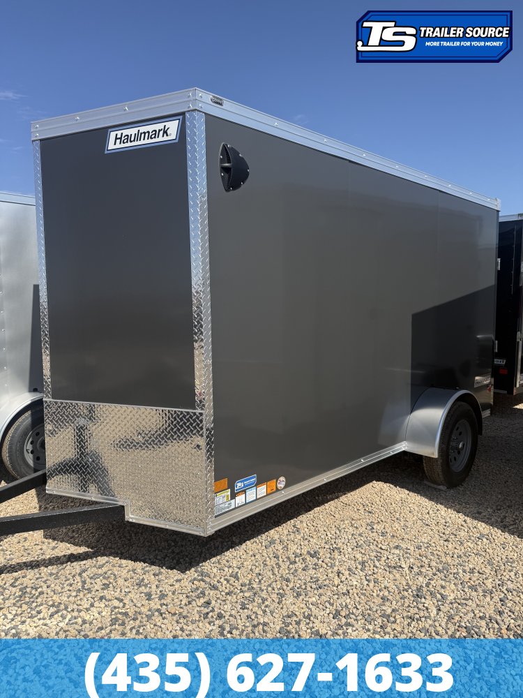 6x12 Haulmark Transport Enclosed Cargo Trailer - 6'6" Interior - 3.5K GVWR - .080 PolyCor