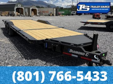 8.5x24 Diamond C HXD 210 Wide Body w/ Drive Over Fenders Tilt