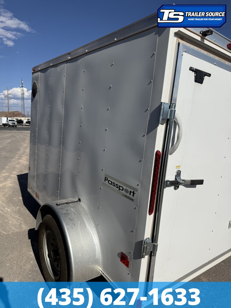 5x8 Haulmark Passport Enclosed Cargo Trailer - 5'6" Interior - 3.5K GVWR - Rear Swing Door