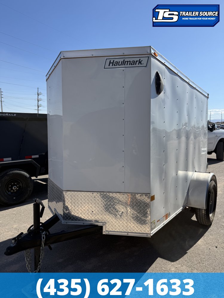 5x8 Haulmark Passport Enclosed Cargo Trailer - 5'6" Interior - 3.5K GVWR - Rear Swing Door