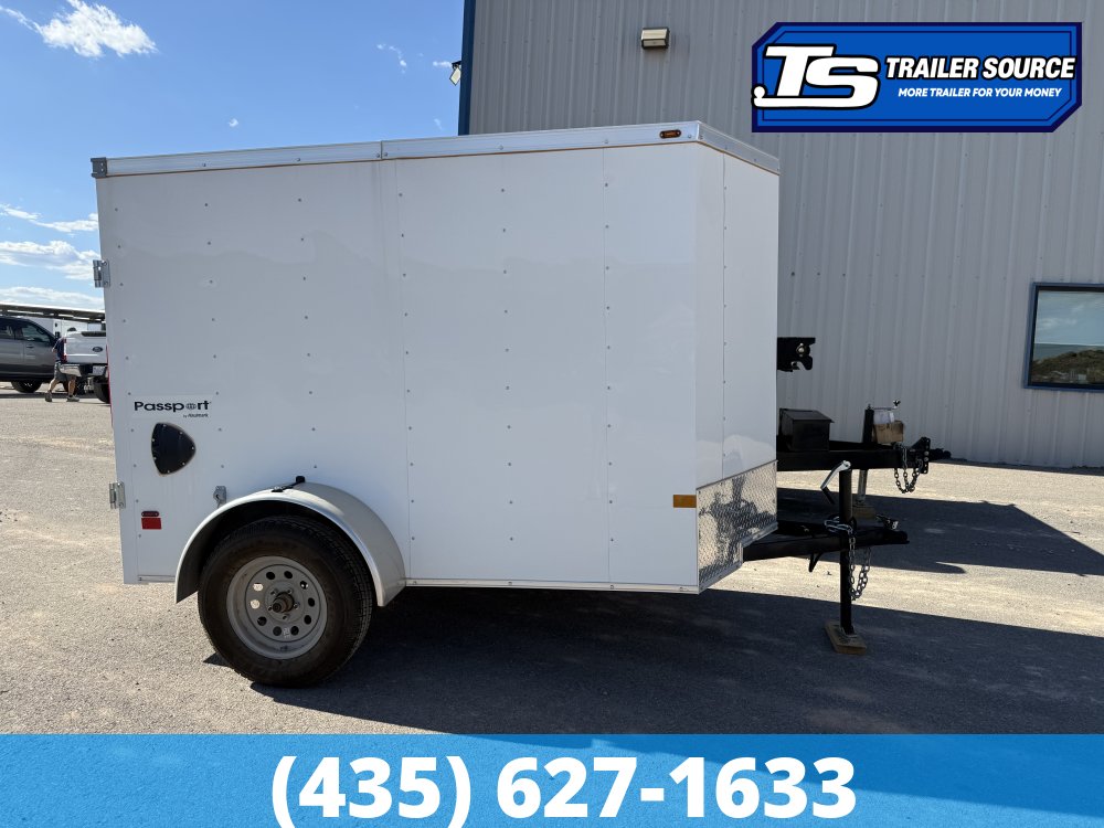 5x8 Haulmark Passport Enclosed Cargo Trailer - 5'6" Interior - 3.5K GVWR - Rear Swing Door