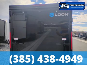 6x12 Look ST DLX Enclosed Cargo Trailer - 6'6" Interior - 3.5K GVWR - .080 PolyCor, Black Out Package