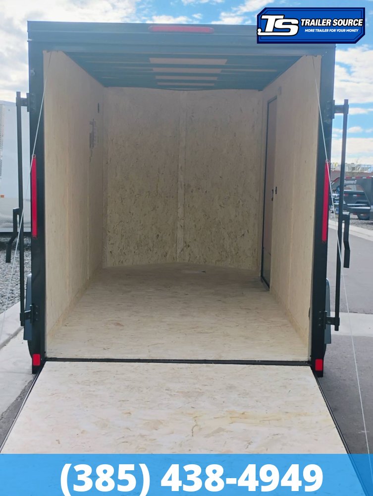 6x12 Look ST DLX Enclosed Cargo Trailer - 6'6" Interior - 3.5K GVWR - .080 PolyCor, Black Out Package