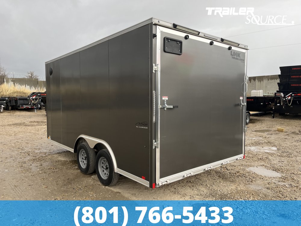 8.5x16 Look Vision Aluminum 7'0" Interior 7K Tandem Axle Enclosed Cargo