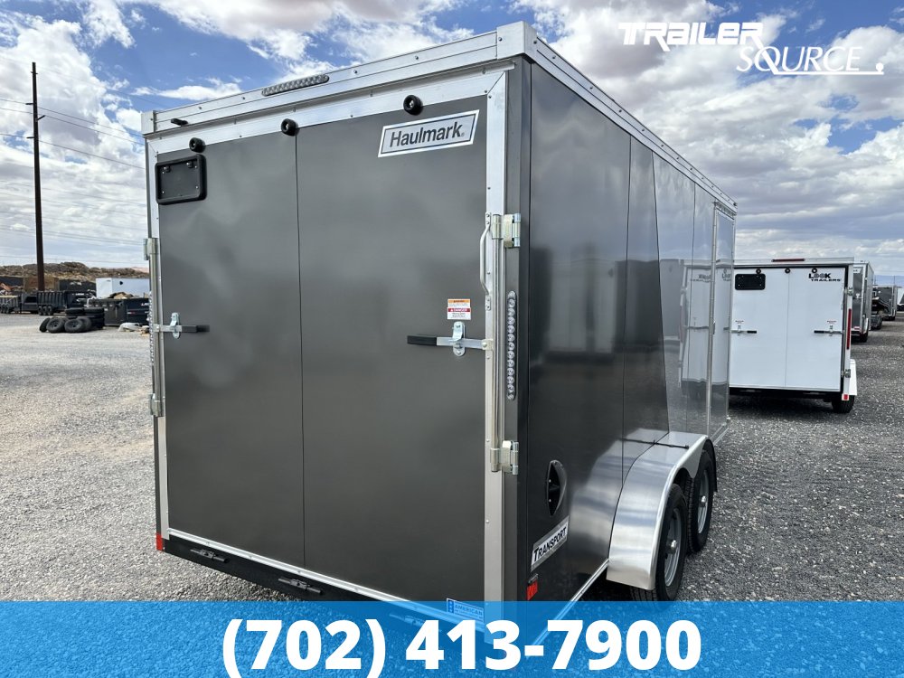 7x16 Haulmark Transport 7'0" Interior 7K Tandem Axle Enclosed Cargo