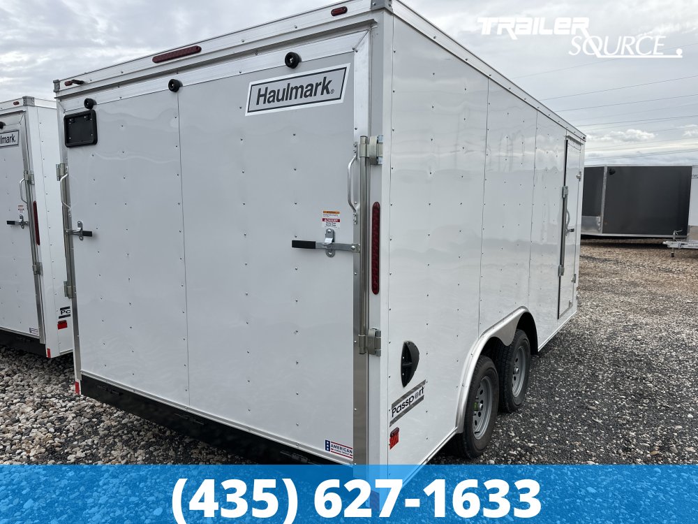 8.5x16 Haulmark Passport 6'6" Interior 7K Tandem Axle Enclosed Cargo Trailer