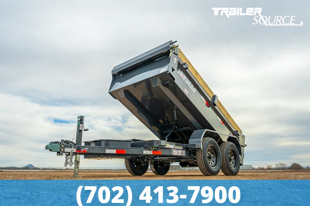 5x10 Norstar Iron Bull DCB 18" Sides 7K Dump Trailer