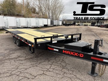 8.5x22 Maxx-D TOX Deckover Tilt Trailer -  14K GVWR - Winch Plate