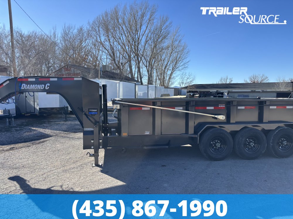 7x16 Diamond C LPT-GN 307 Gooseneck Dump