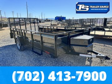 7x14 Echo Single Axle Landscape