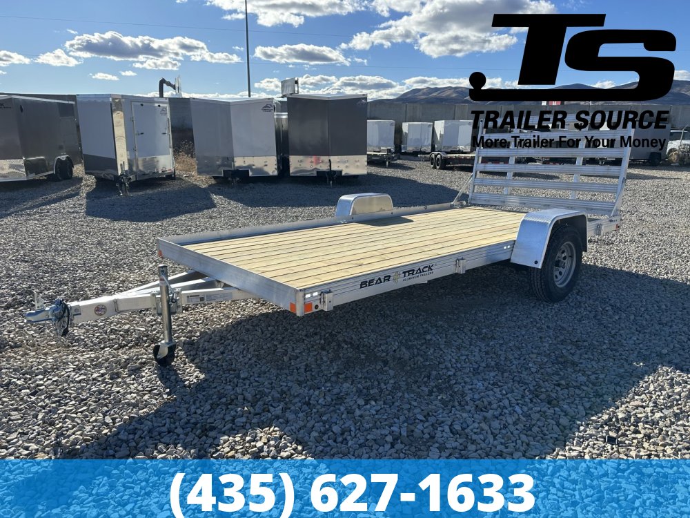 7x14 Bear Track BTU-W Aluminum Utility Trailer - 3.5K GVWR -